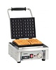 Casselin Wafelijzer | RVS | Enkel | 1.6kW | Bakplaat 6x4 | 296x415x290(h)mm 