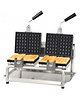 Casselin Wafelijzer | RVS | Dubbel | Draaibaar | 3.6kW | Bakplaat 6x4 | 585x580x305(h)mm 