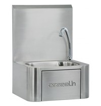 Casselin Handwasbak RVS met kniebediening | 400x340x545(h)mm Casselin Handwasbak RVS met kniebediening | 400x340x545(h)mm