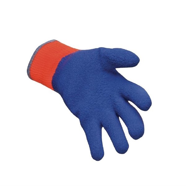 Diepvrieshandschoenen lates oranje/blauw (paar)