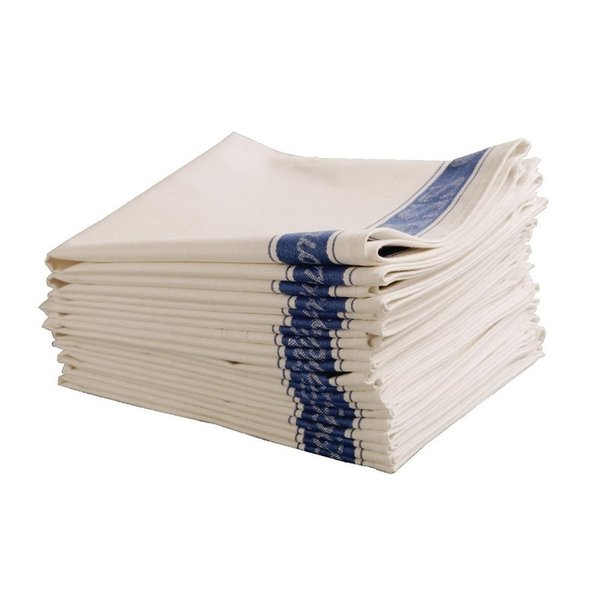 Glasdoek blauw halflinnen | 762(b)x508(d)mm