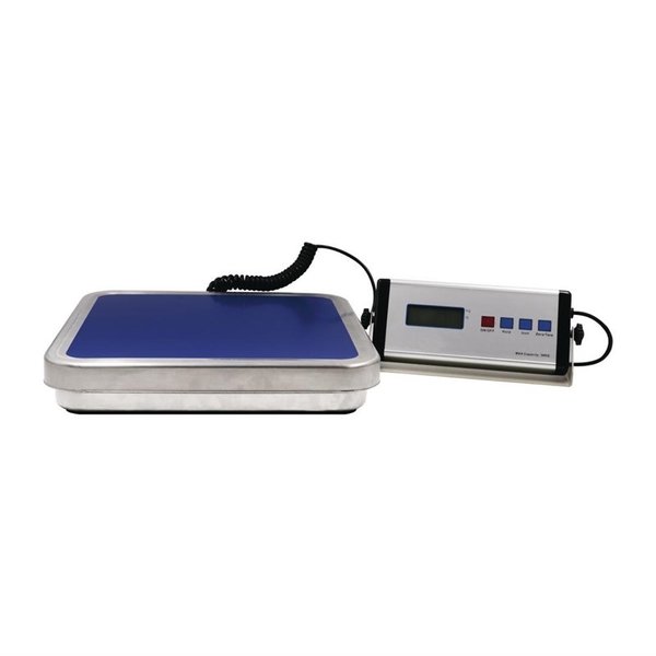 Weegschaal RVS elektronisch | Cap. 30kg | 300(Ø)x310x40(h)mm