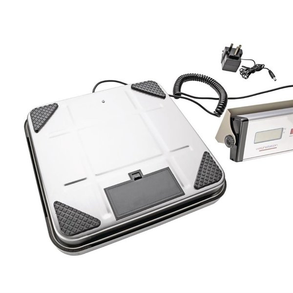 Weegschaal RVS elektronisch | Cap. 30kg | 300(Ø)x310x40(h)mm