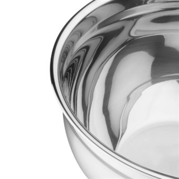 Beslagkom met siliconen bodem RVS 5L | 260(Ø)x134(h)mm