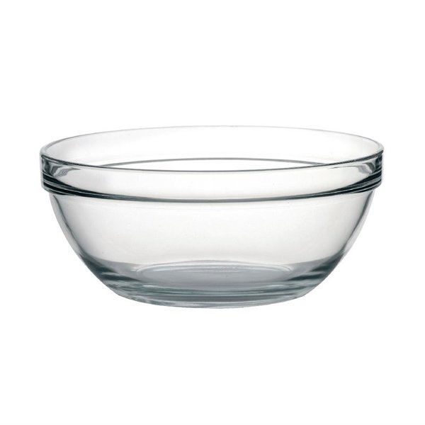Glazen schaal 4,3L | 6 stuks | 260(Ø)x119(h)mm