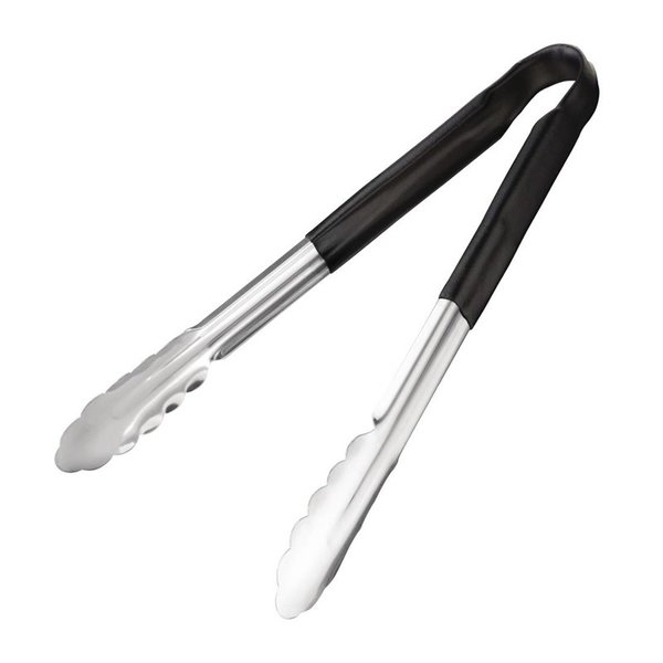 Serveertang RVS zwart | 30(l)cm