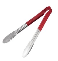 Hygiplas Serveertang RVS rood | 30(l)cm