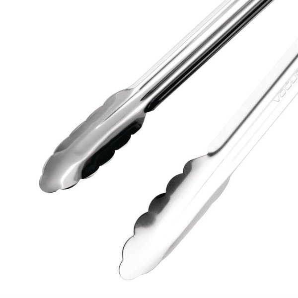 Serveertang RVS rood | 30(l)cm