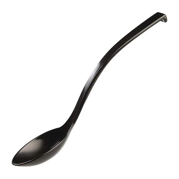 Opscheplepel melamine zwart | 6 stuks | 23(l)cm