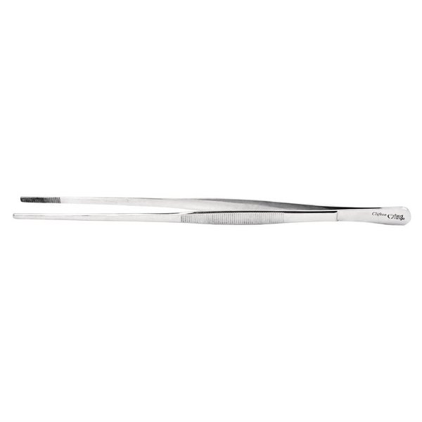 Micro pincet met ronde punt RVS | 30(l)cm