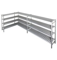 CombiSteel Rekwerk L-vorm | Voor COM-7489.2125 | 4 Niveaus | 2395/2130x450x1700(h)mm 
