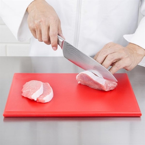 Snijplank | HDPE | Rood | 600x450x12(h)mm