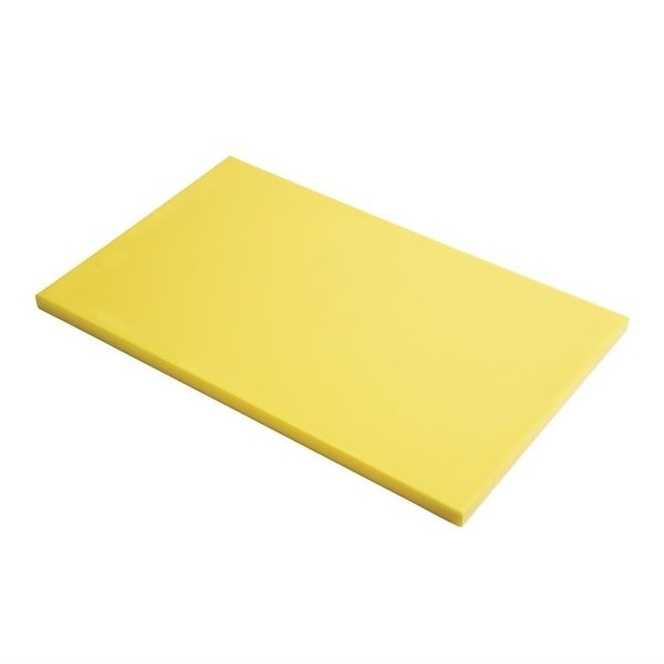 Snijplank | HDPE | Geel | 1/1 GN | HACCP | 530x325x15(h)mm