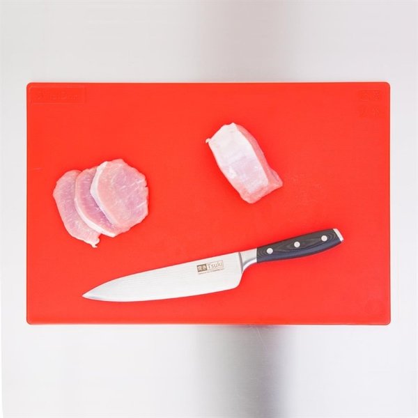 Snijplank | LDPE | Rood | Antibacterieel | 450x300x10(h)mm