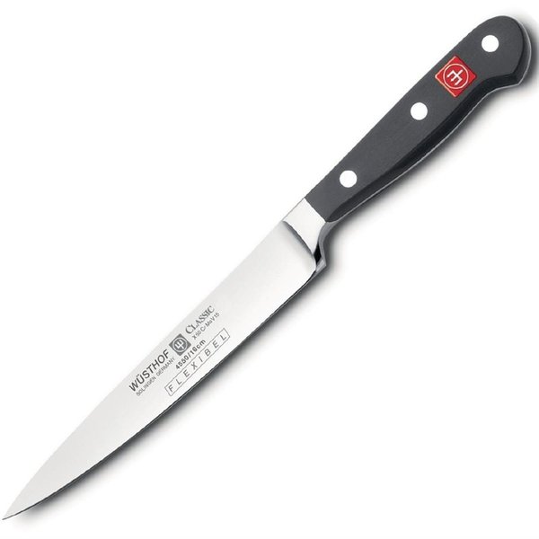 Fileermes | CLASSIC | RVS | Zwart | Lengte 150mm