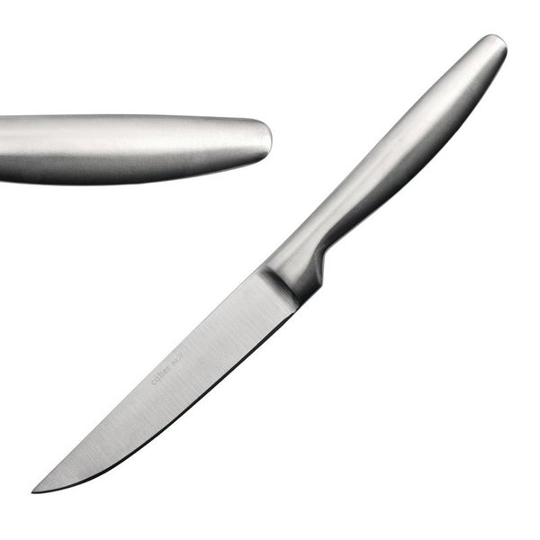 Steakmessen | SATIN | RVS | 6 Stuks | Lengte 220mm