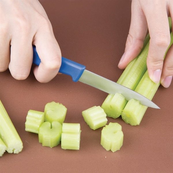 Officemes | RVS | Blauw (Vis) | Lengte 180mm