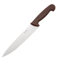 Hygiplas Koksmes | RVS | Bruin (Gegaard Vlees) | Lengte 345mm