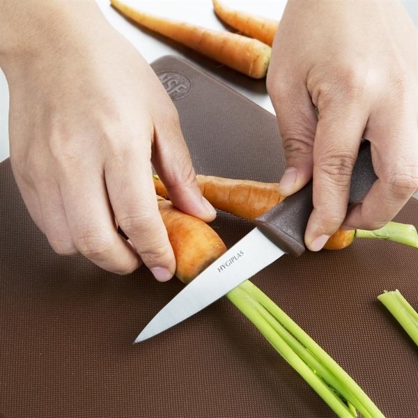 Officemes | RVS | Bruin (Gegaard Vlees) | Lengte 180mm