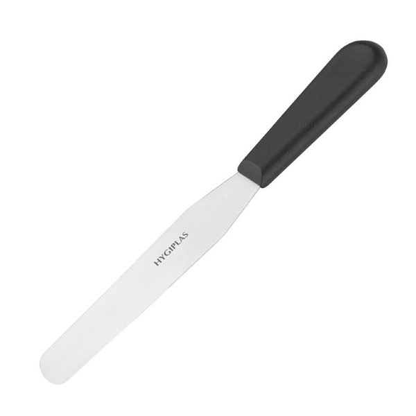 Paletmes recht RVS zwart | 15(l)cm