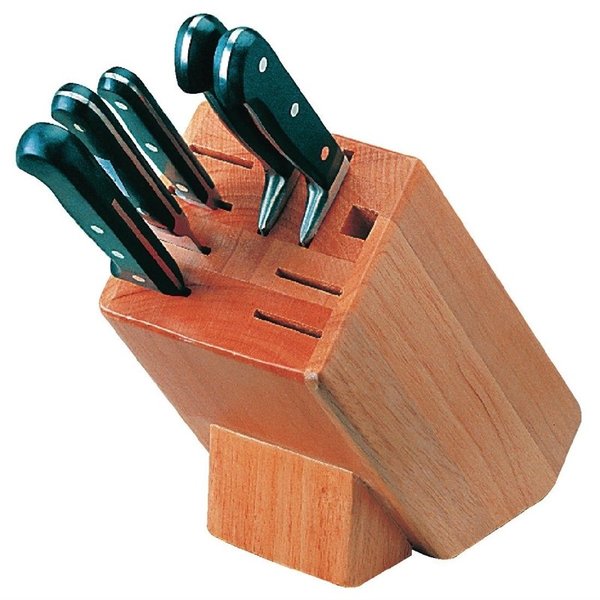 Messenblok hout met 9 sleuven | 130x170x260(h)mm