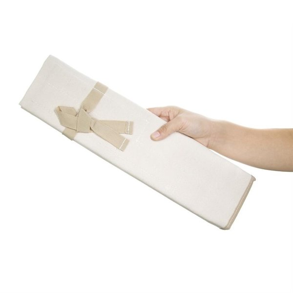 Messenfoedraal canvas met 10 compartimenten | 100x390(h)mm