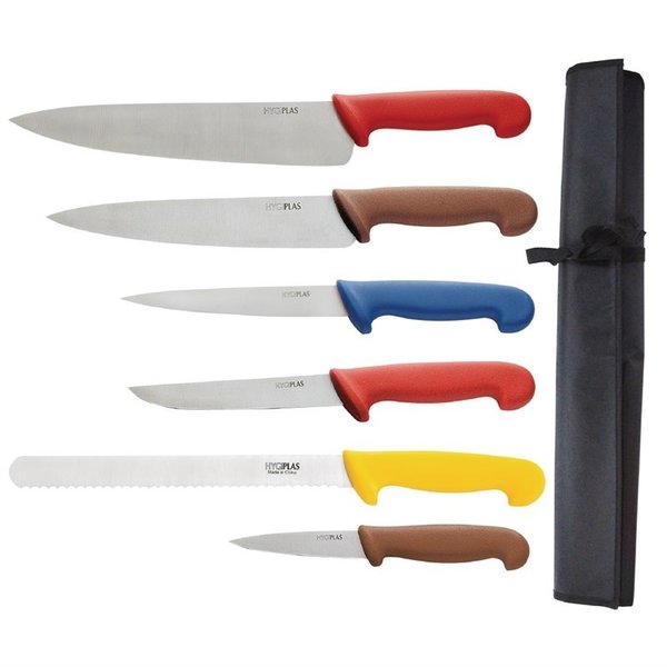 Messen set met foedraal 6 delig