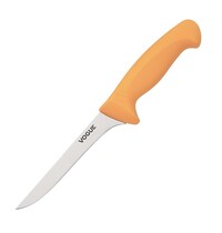 Vogue Uitbeenmes | SOFT GRIP PRO | Staal | Oranje | Lengte 290mm