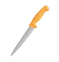 Vogue Fileermes | SOFT GRIP PRO | Staal | Oranje | Lengte 336mm