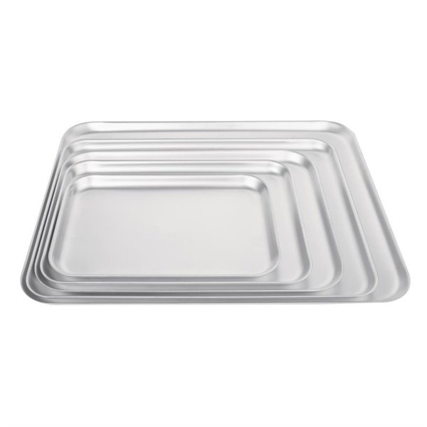 Aluminium bakplaat | 370x265x20(h)mm