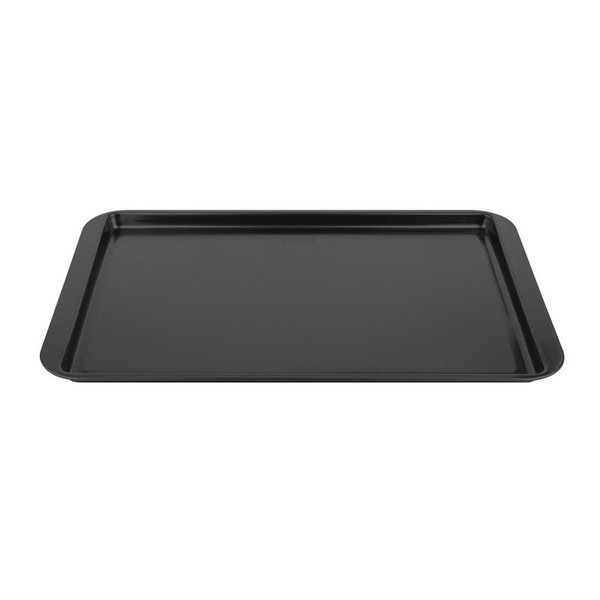 Koolstofstalen bakplaat met anti aanbak laag medium | 430x280x15(h)mm