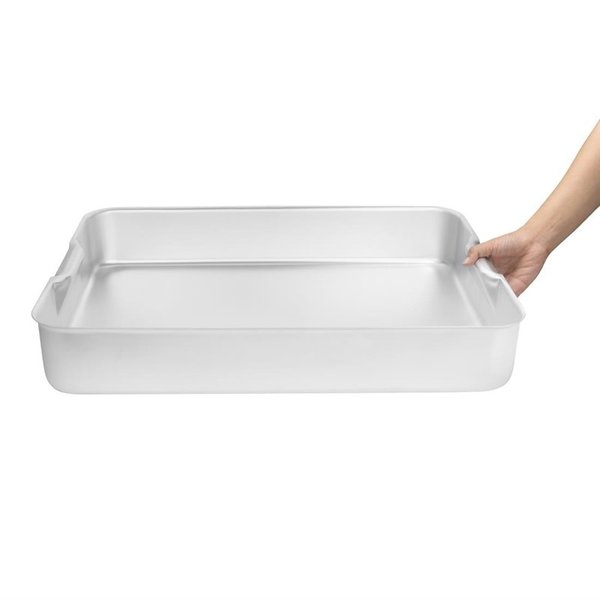 Bakplaat extra diep aluminium 27,04L | 610x455x100(h)mm