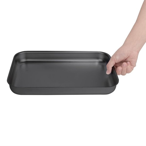 Bakplaat geanodiseerd aluminium | 320x215x40(h)mm