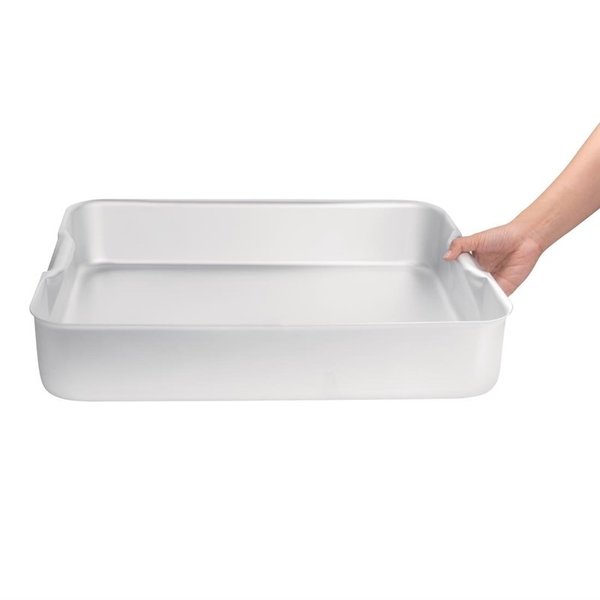 Bakplaat extra diep aluminium 21,04L | 520x420x100(h)mm