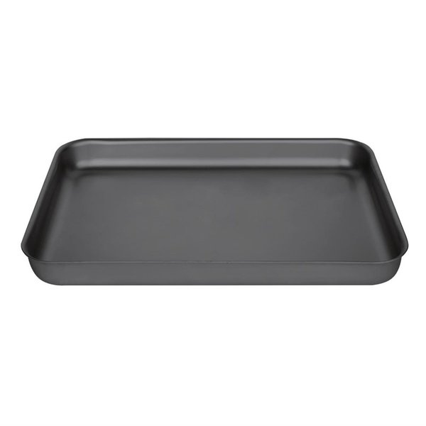 Bakplaat geanodiseerd aluminium | 370x215x40(h)mm