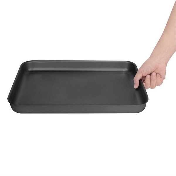 Bakplaat geanodiseerd aluminium | 370x215x40(h)mm