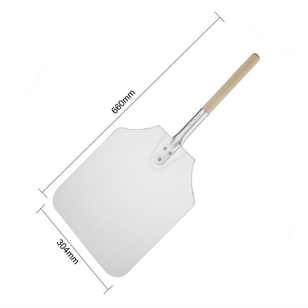 Pizzaschep aluminium | 305x355x660(h)mm