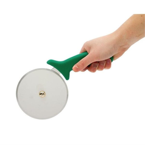Pizza snijder RVS groen | 10(Ø)cm