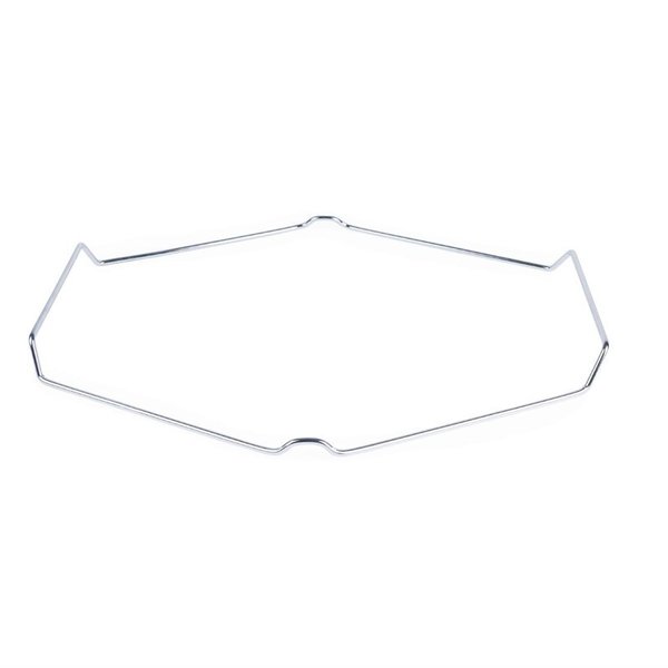 Pizzasteen rechthoekig met metalen houder | 38(b)x30,5(d)cm