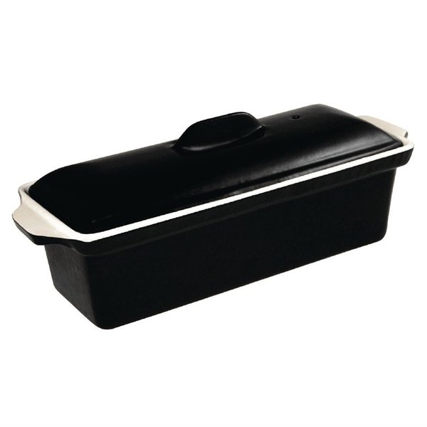 Paté/terrine vorm gietijzer zwart 1,7L | 340x105x110(h)mm