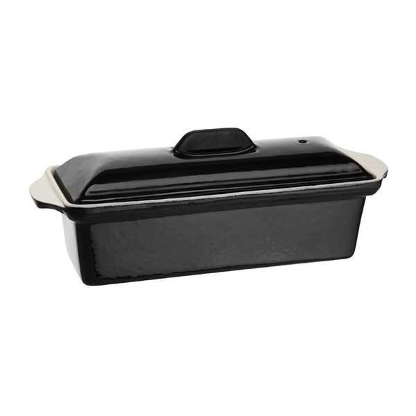 Paté/terrine vorm gietijzer zwart 1,3L | 310x100x90(h)mm