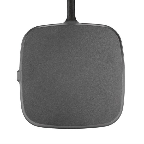 Pan vierkant geribbeld gietijzer 1,28L | 24,1(b)x24,1(d)cm