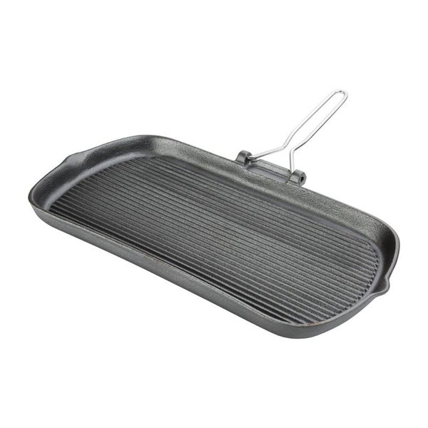 Grillpan gietijzer | 255x380x37(h)mm