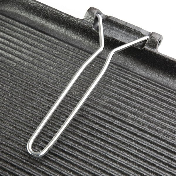 Grillpan | Gietijzer (Antiaanbaklaag) | Div. Warmtebronnen | 229x381x37(h)mm