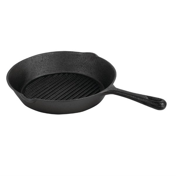 Grillpan | Gietijzer (Antiaanbaklaag) | Div. Warmtebronnen | Ø267mm