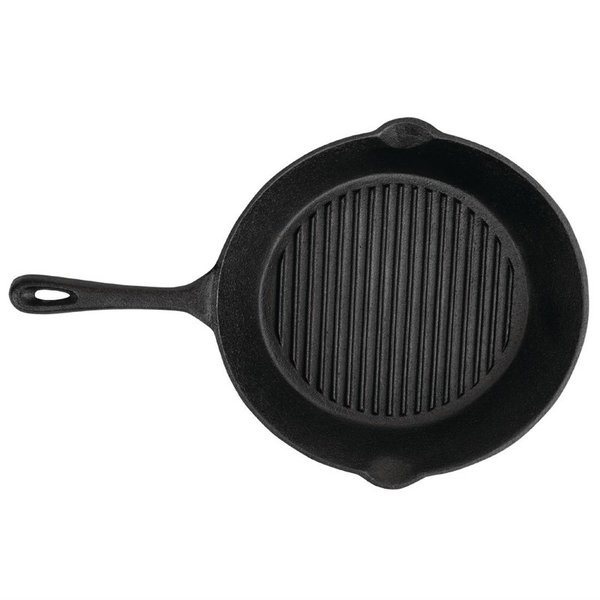 Grillpan | Gietijzer (Antiaanbaklaag) | Div. Warmtebronnen | Ø267mm