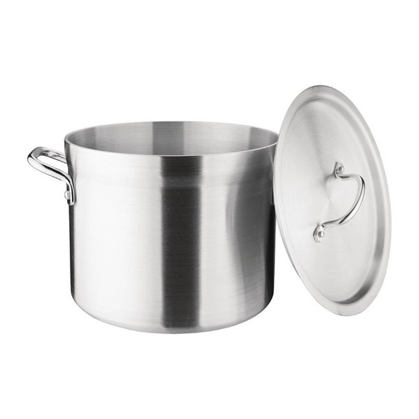 Soeppan aluminium middelhoog 11,4L | 25,4(Ø)x23,1(h)cm