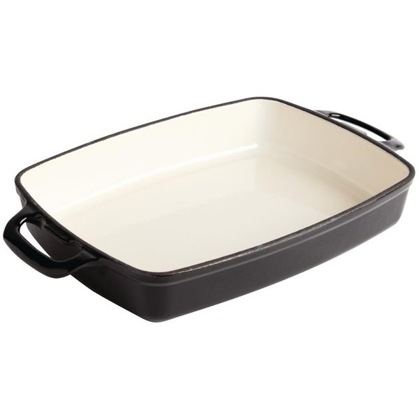 Ovenschaal rechthoekig gietijzer 2,8L | 295x220x50(h)mm