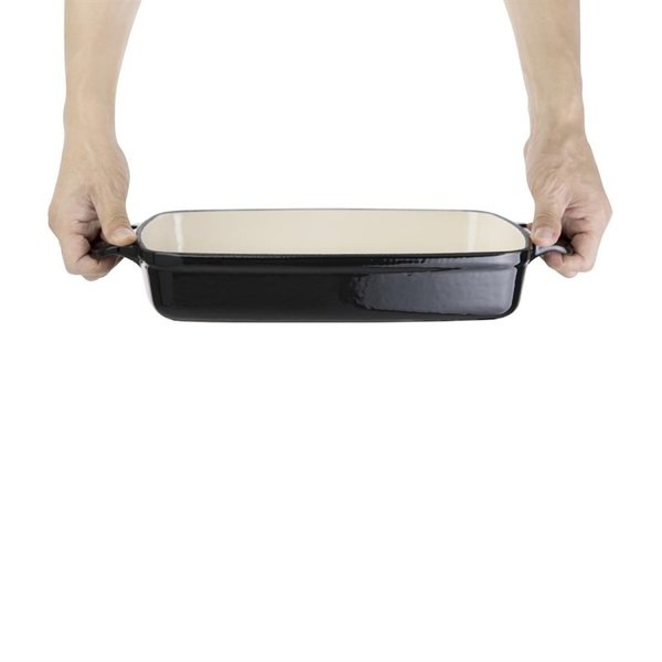 Ovenschaal rechthoekig gietijzer 2,8L | 295x220x50(h)mm