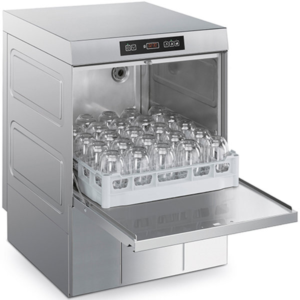 Horeca Vaatwasser | ECOLINE | Mand 500x500mm | 230V | Afvoerpomp | Zeeppomp | Naglanspomp | Breaktank | 580x600x820(h)mm